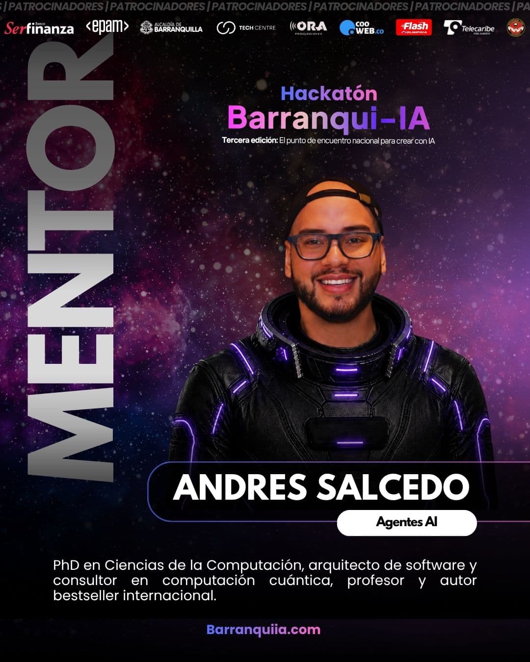 Tarjeta de mentor de Andres Salcedo