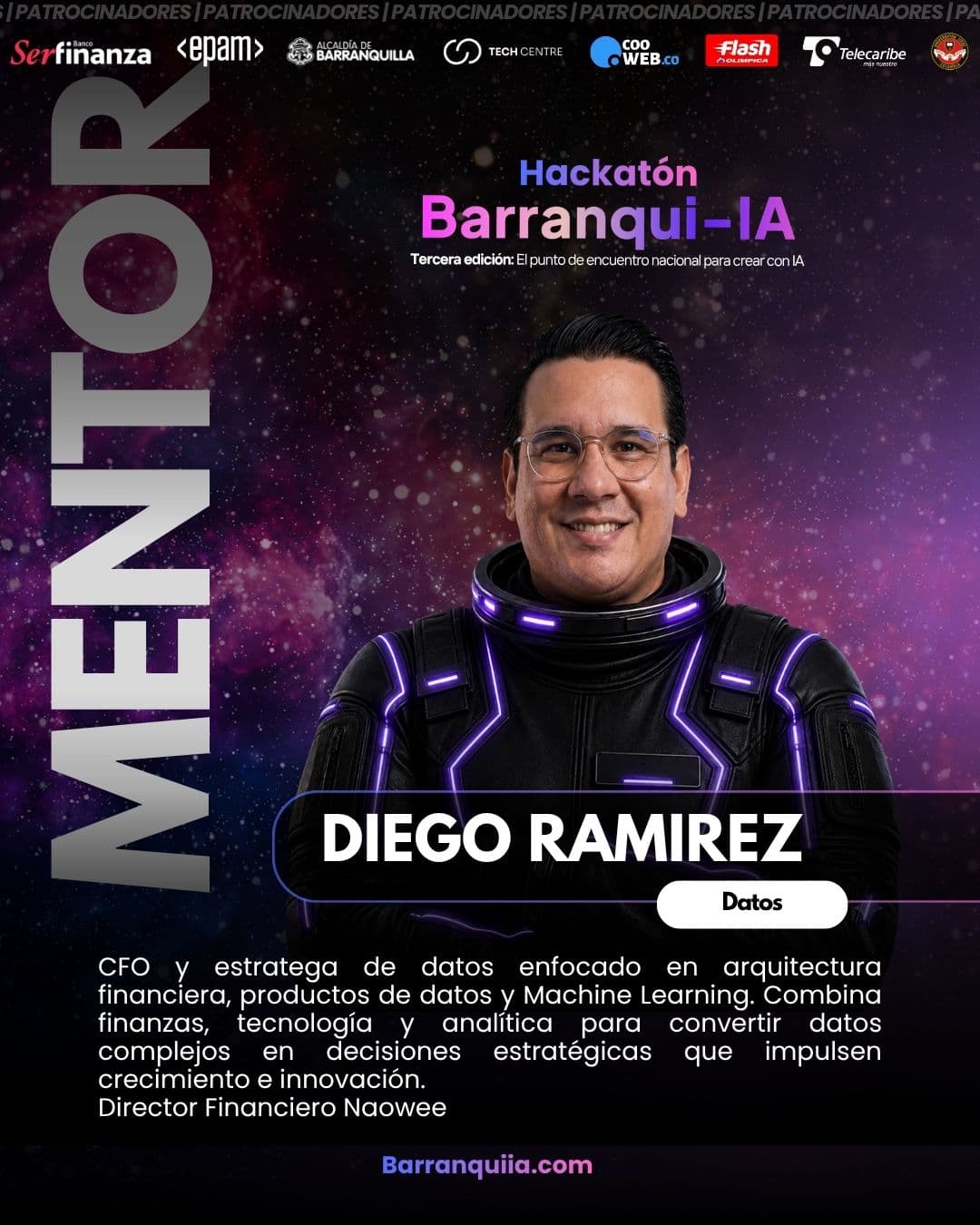 Tarjeta de mentor de Diego Ramirez