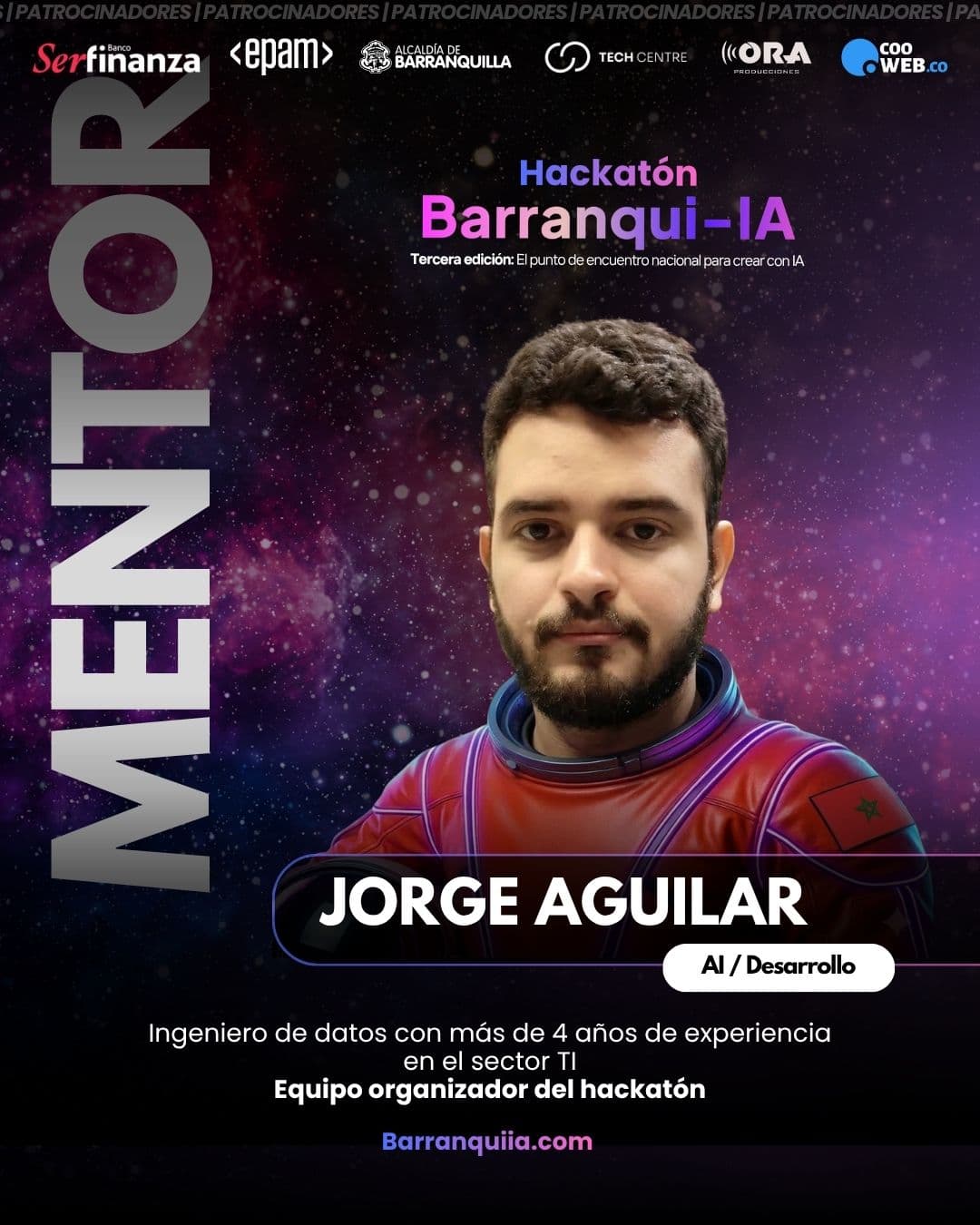 Tarjeta de mentor de Jorge Aguilar
