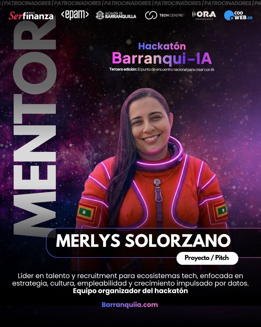 Tarjeta de mentor de Merlys Solorzano
