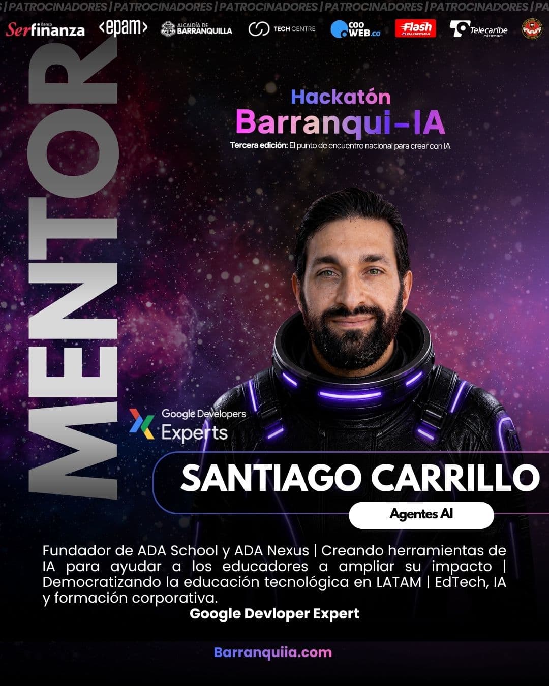Tarjeta de mentor de Santiago Carrillo